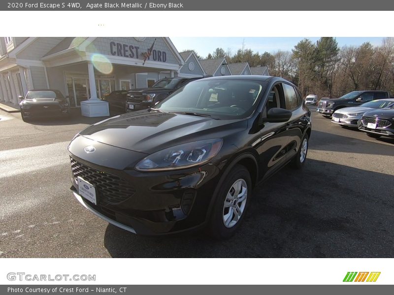 Agate Black Metallic / Ebony Black 2020 Ford Escape S 4WD