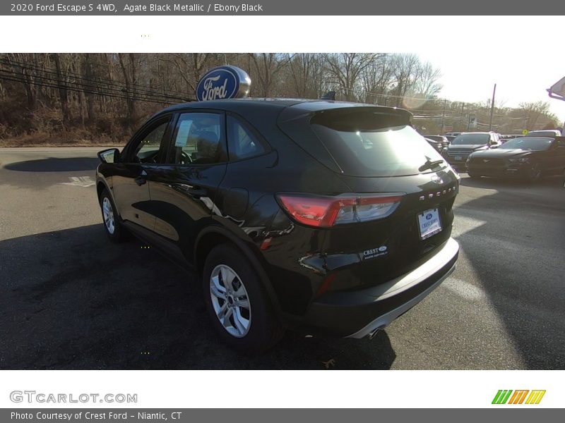 Agate Black Metallic / Ebony Black 2020 Ford Escape S 4WD