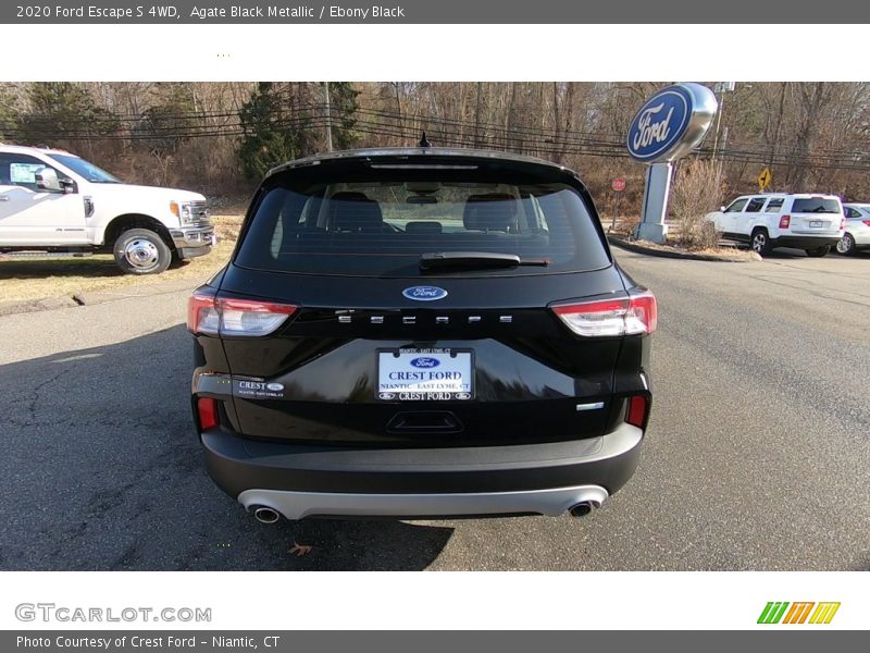 Agate Black Metallic / Ebony Black 2020 Ford Escape S 4WD