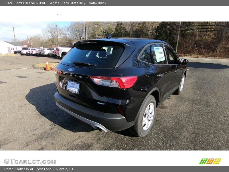 Agate Black Metallic / Ebony Black 2020 Ford Escape S 4WD