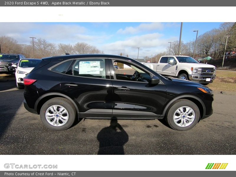 Agate Black Metallic / Ebony Black 2020 Ford Escape S 4WD