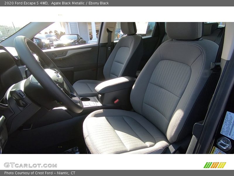 Agate Black Metallic / Ebony Black 2020 Ford Escape S 4WD