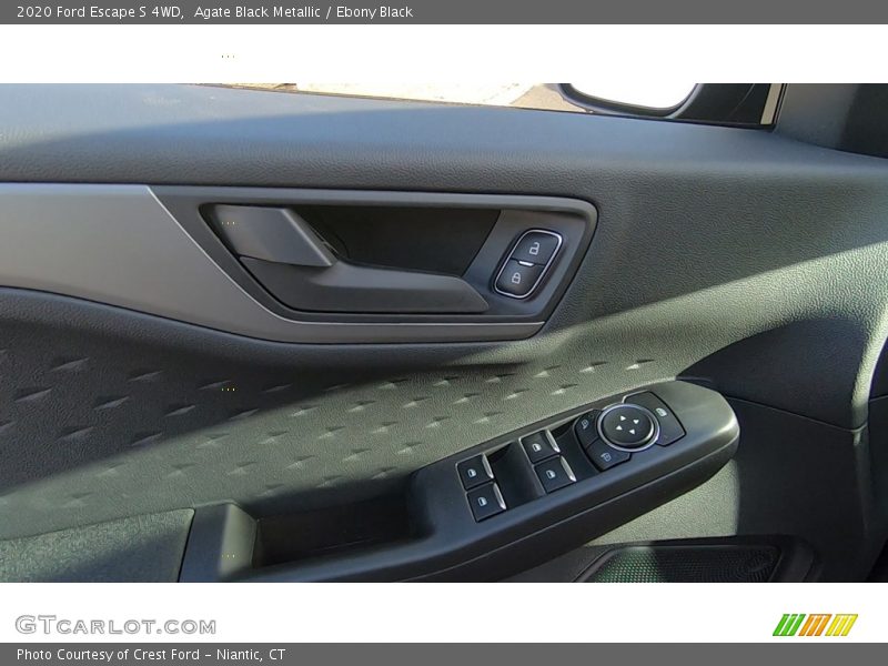Agate Black Metallic / Ebony Black 2020 Ford Escape S 4WD