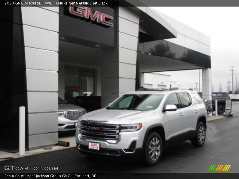 Quicksilver Metallic / Jet Black 2020 GMC Acadia SLT AWD