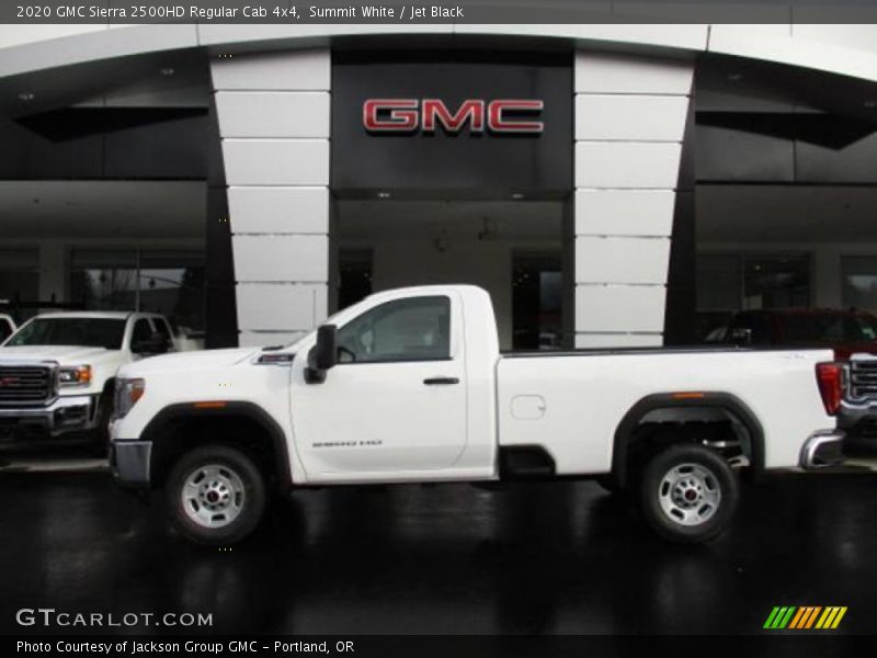 Summit White / Jet Black 2020 GMC Sierra 2500HD Regular Cab 4x4
