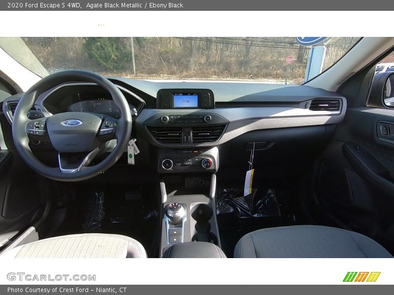 Agate Black Metallic / Ebony Black 2020 Ford Escape S 4WD