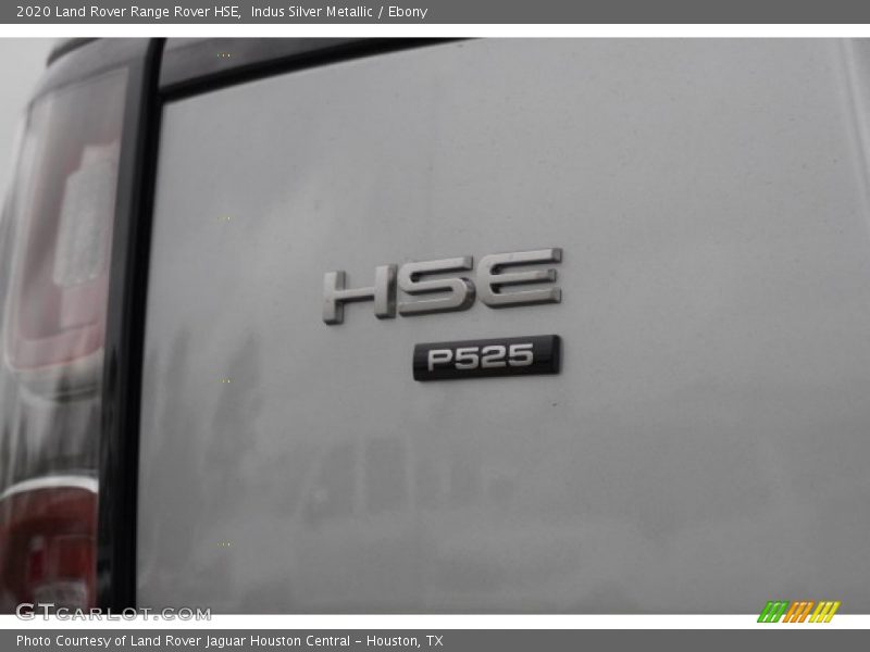 Indus Silver Metallic / Ebony 2020 Land Rover Range Rover HSE