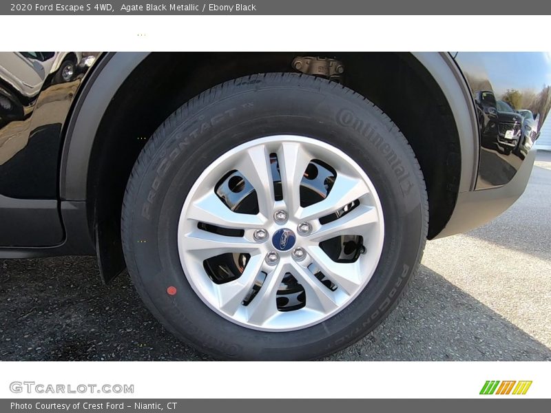 Agate Black Metallic / Ebony Black 2020 Ford Escape S 4WD