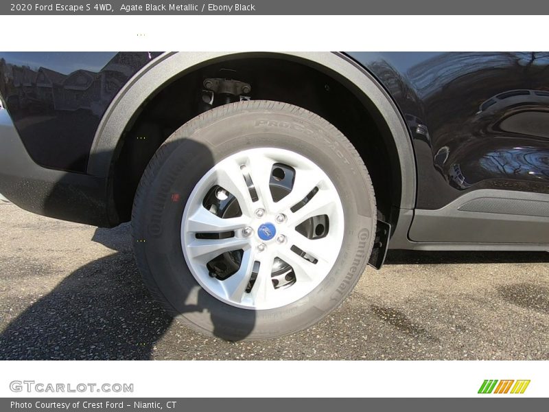 Agate Black Metallic / Ebony Black 2020 Ford Escape S 4WD