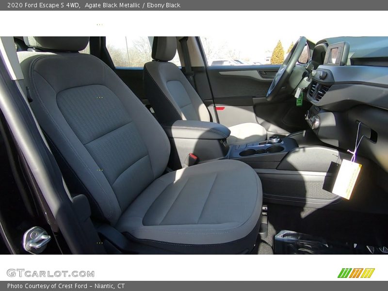 Agate Black Metallic / Ebony Black 2020 Ford Escape S 4WD
