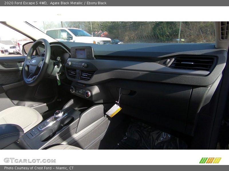 Agate Black Metallic / Ebony Black 2020 Ford Escape S 4WD