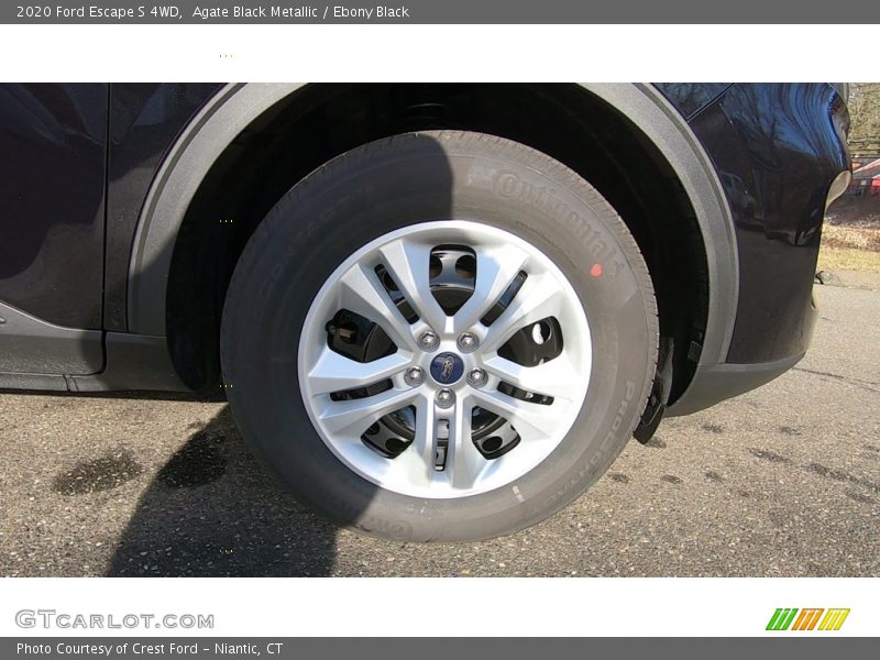 Agate Black Metallic / Ebony Black 2020 Ford Escape S 4WD