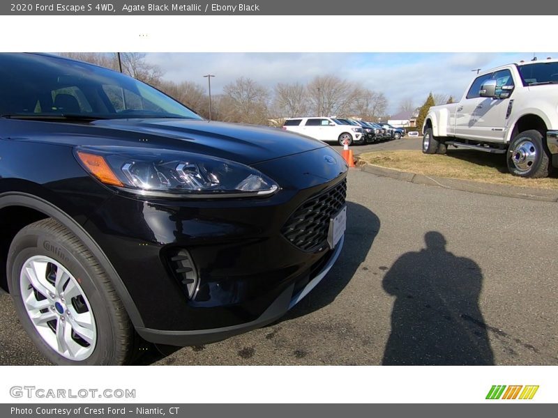 Agate Black Metallic / Ebony Black 2020 Ford Escape S 4WD