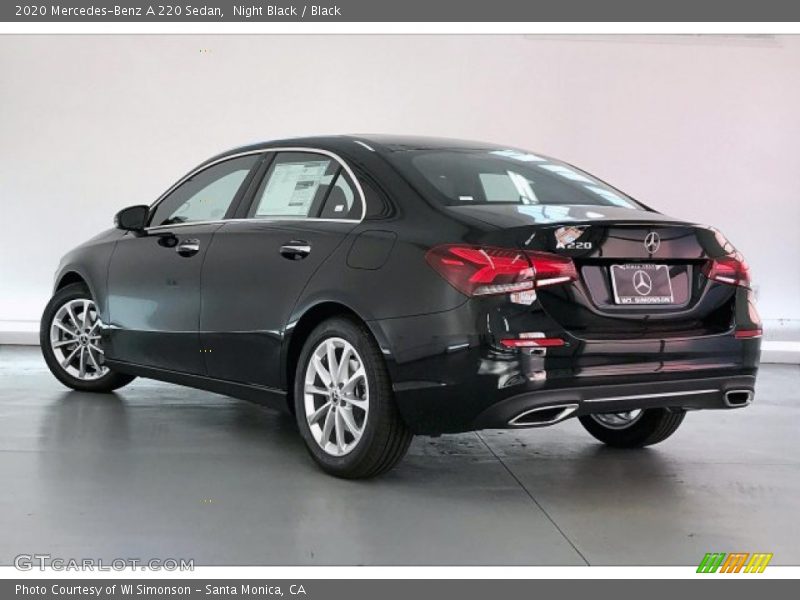 Night Black / Black 2020 Mercedes-Benz A 220 Sedan