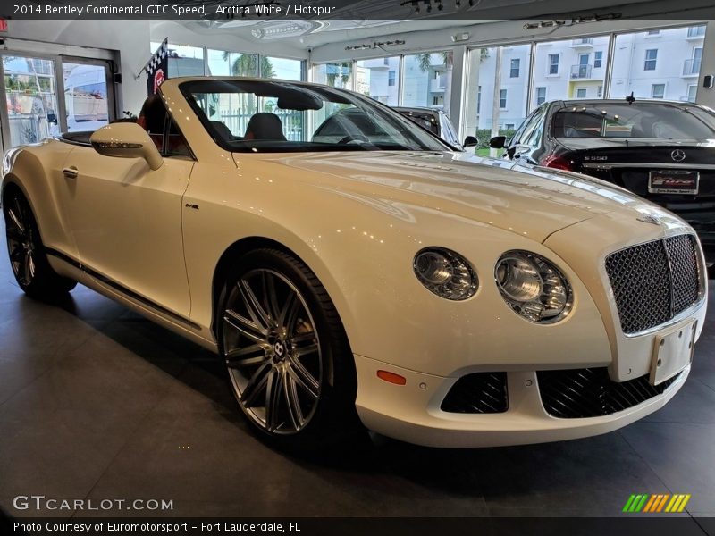 Arctica White / Hotspur 2014 Bentley Continental GTC Speed