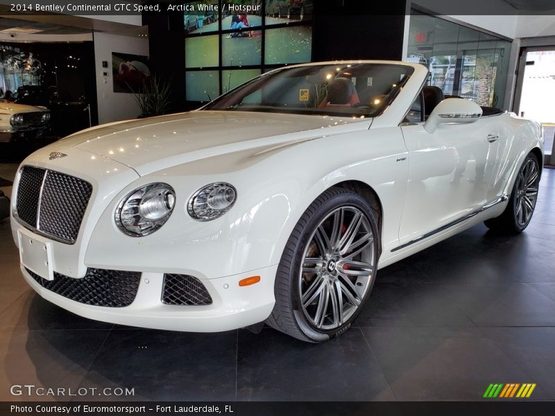 Arctica White / Hotspur 2014 Bentley Continental GTC Speed