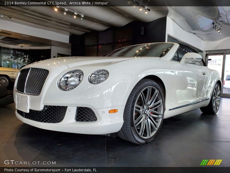 Arctica White / Hotspur 2014 Bentley Continental GTC Speed
