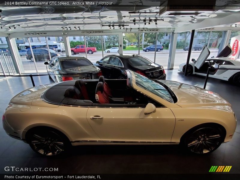 Arctica White / Hotspur 2014 Bentley Continental GTC Speed