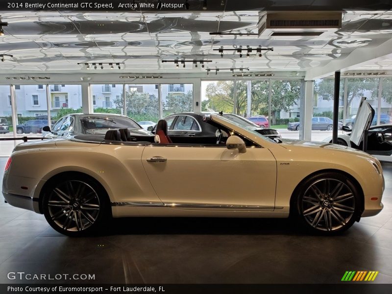 Arctica White / Hotspur 2014 Bentley Continental GTC Speed