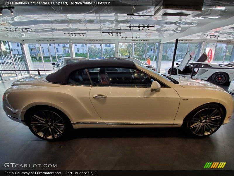 Arctica White / Hotspur 2014 Bentley Continental GTC Speed
