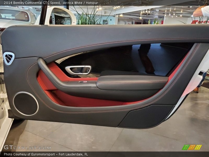 Arctica White / Hotspur 2014 Bentley Continental GTC Speed