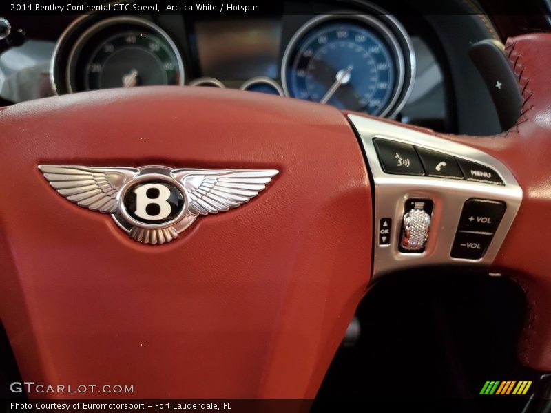 Arctica White / Hotspur 2014 Bentley Continental GTC Speed