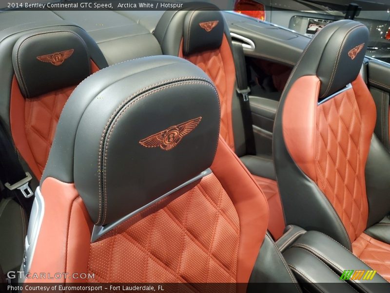 Arctica White / Hotspur 2014 Bentley Continental GTC Speed