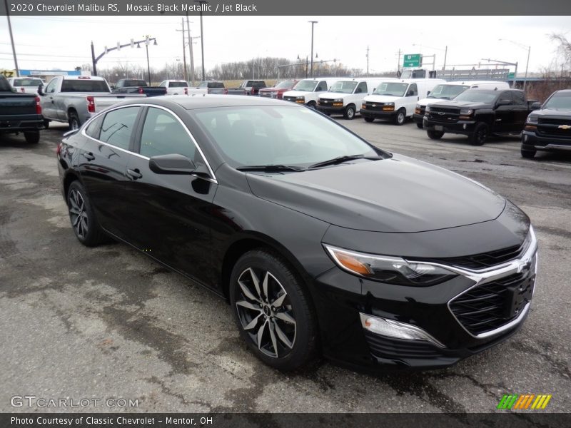 Mosaic Black Metallic / Jet Black 2020 Chevrolet Malibu RS