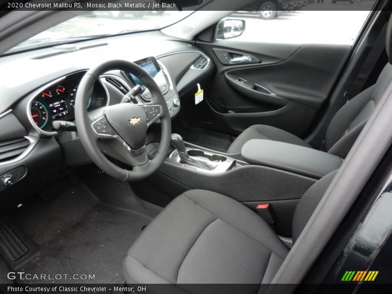 Mosaic Black Metallic / Jet Black 2020 Chevrolet Malibu RS