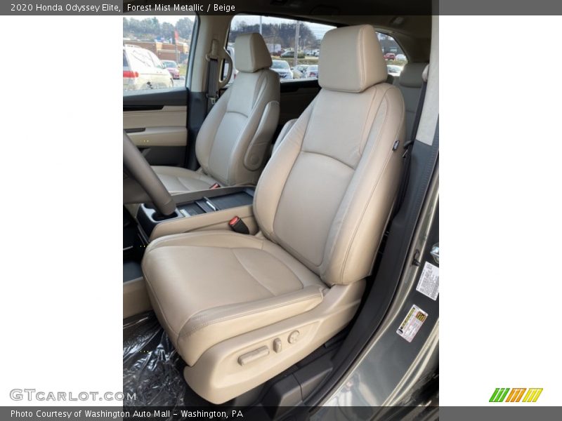 Forest Mist Metallic / Beige 2020 Honda Odyssey Elite