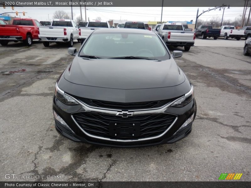 Mosaic Black Metallic / Jet Black 2020 Chevrolet Malibu LT