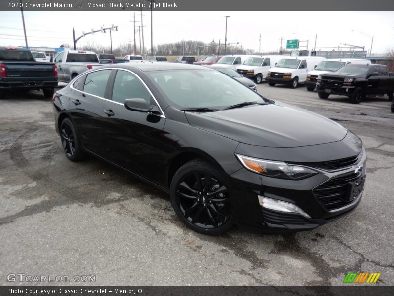Mosaic Black Metallic / Jet Black 2020 Chevrolet Malibu LT