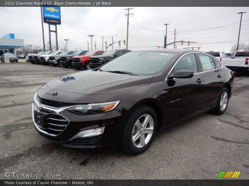 Black Cherry Metallic / Jet Black 2020 Chevrolet Malibu LS