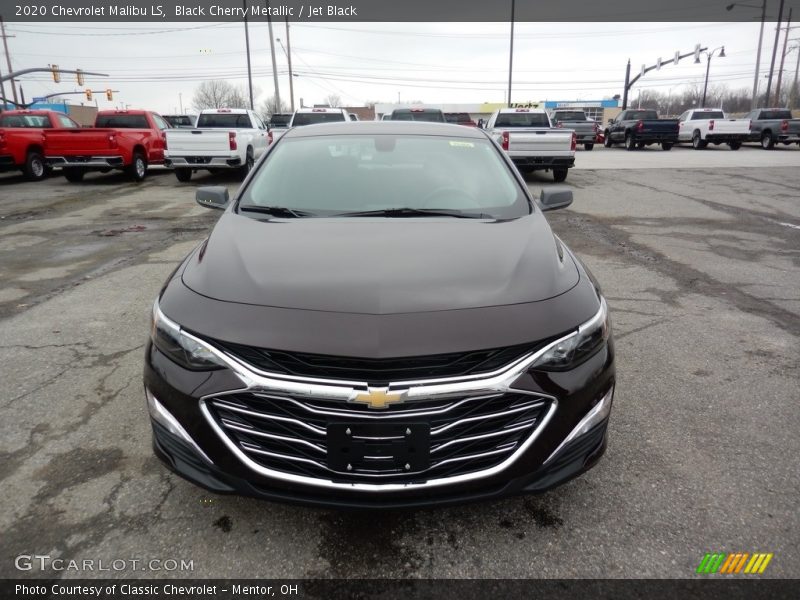 Black Cherry Metallic / Jet Black 2020 Chevrolet Malibu LS