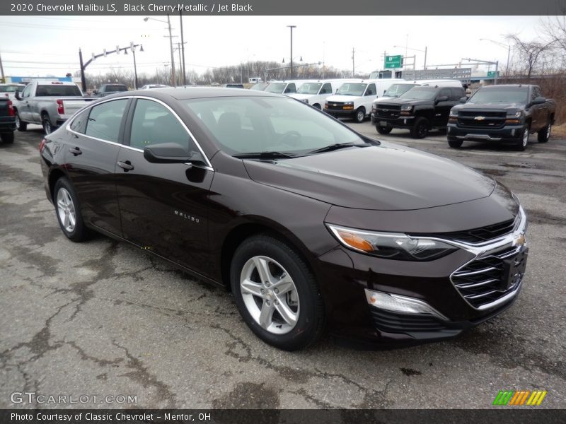Black Cherry Metallic / Jet Black 2020 Chevrolet Malibu LS