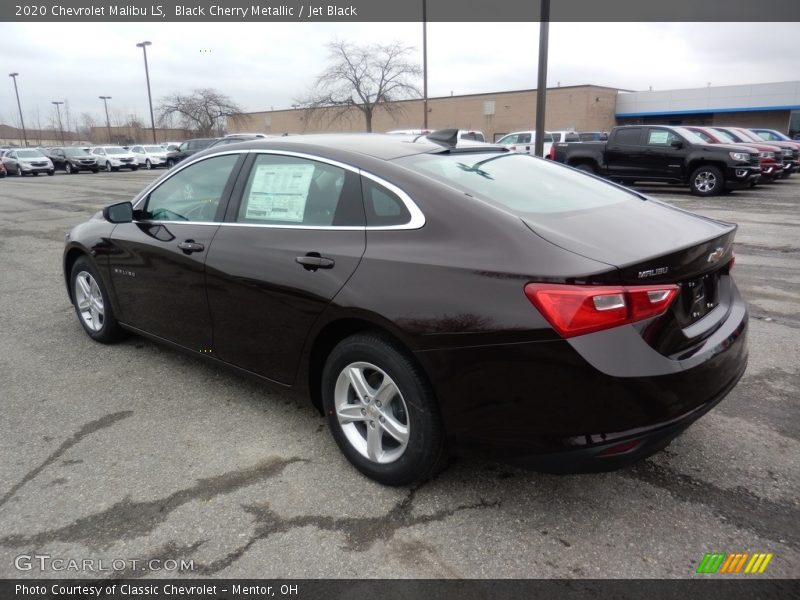 Black Cherry Metallic / Jet Black 2020 Chevrolet Malibu LS