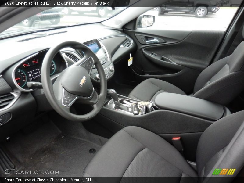 Black Cherry Metallic / Jet Black 2020 Chevrolet Malibu LS