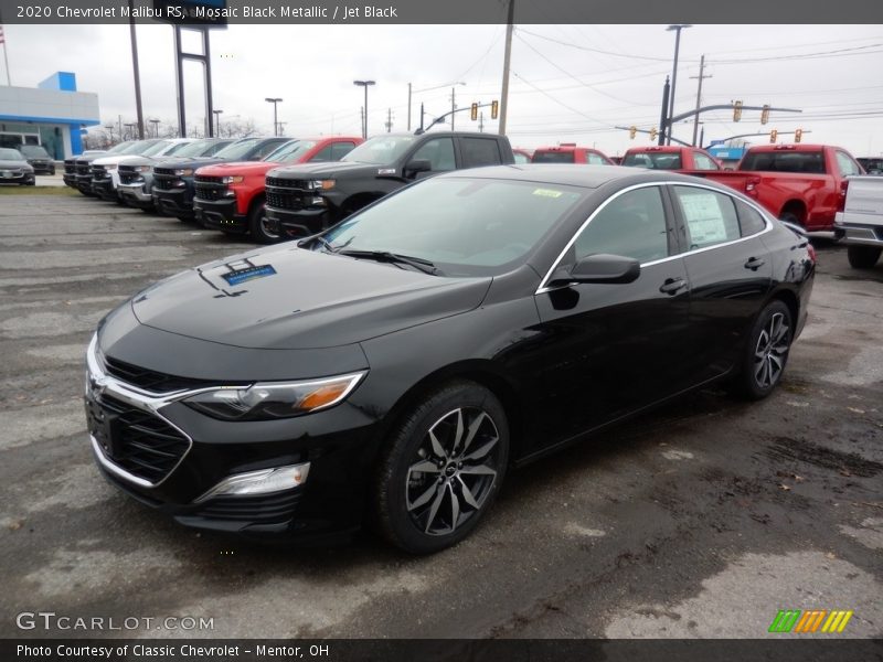 Mosaic Black Metallic / Jet Black 2020 Chevrolet Malibu RS
