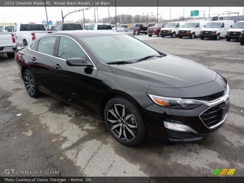 Mosaic Black Metallic / Jet Black 2020 Chevrolet Malibu RS