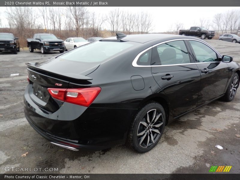 Mosaic Black Metallic / Jet Black 2020 Chevrolet Malibu RS