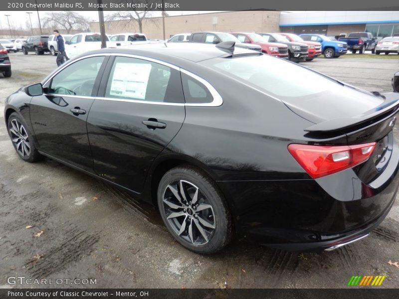 Mosaic Black Metallic / Jet Black 2020 Chevrolet Malibu RS