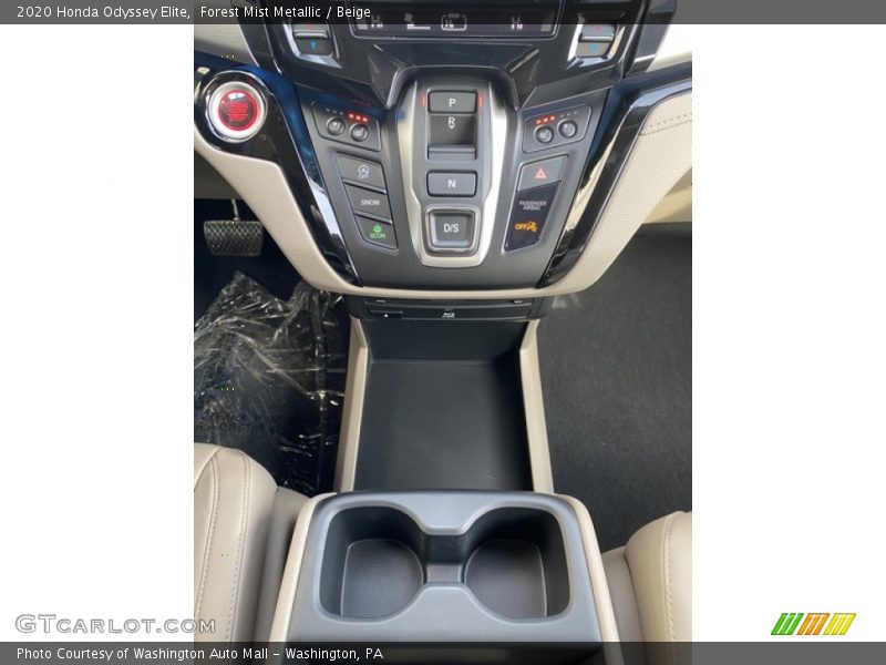 Forest Mist Metallic / Beige 2020 Honda Odyssey Elite