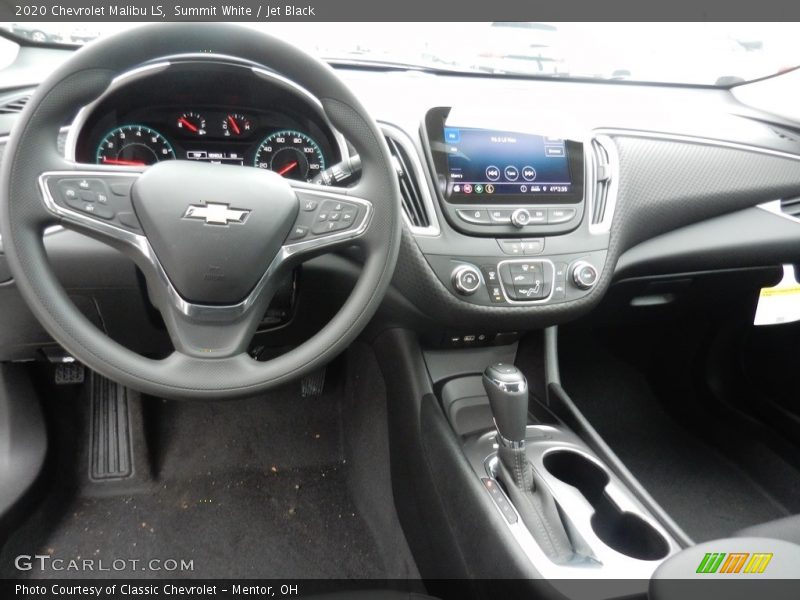Summit White / Jet Black 2020 Chevrolet Malibu LS