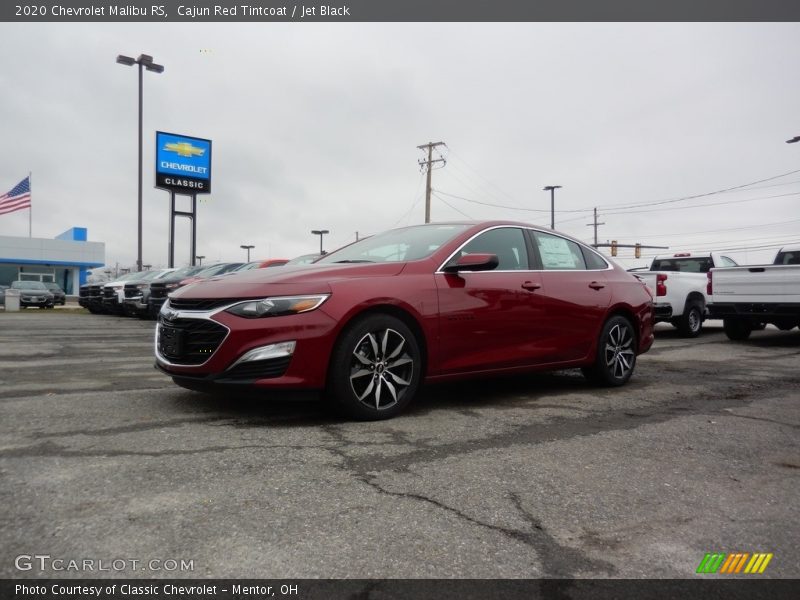 Cajun Red Tintcoat / Jet Black 2020 Chevrolet Malibu RS