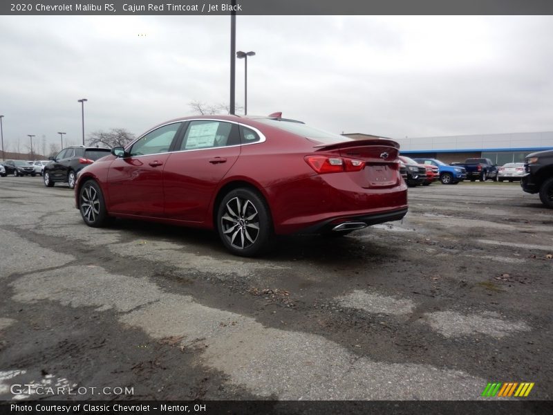 Cajun Red Tintcoat / Jet Black 2020 Chevrolet Malibu RS