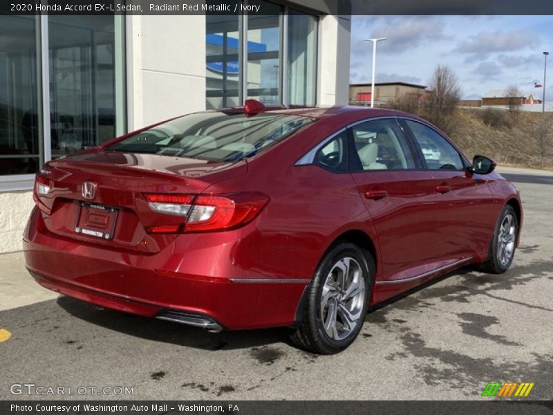 Radiant Red Metallic / Ivory 2020 Honda Accord EX-L Sedan