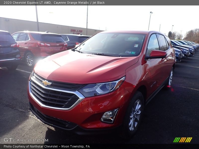 Cayenne Orange Metallic / Jet Black 2020 Chevrolet Equinox LT AWD