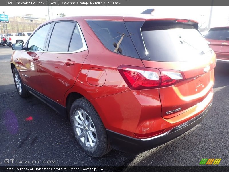 Cayenne Orange Metallic / Jet Black 2020 Chevrolet Equinox LT AWD