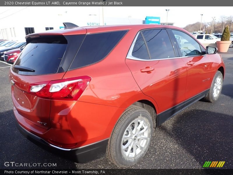 Cayenne Orange Metallic / Jet Black 2020 Chevrolet Equinox LT AWD