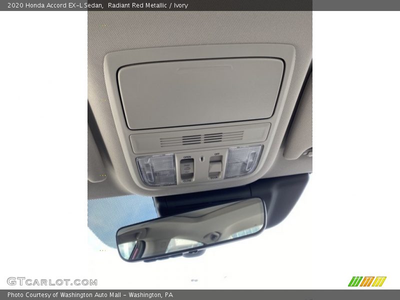 Radiant Red Metallic / Ivory 2020 Honda Accord EX-L Sedan